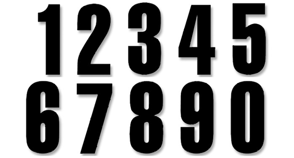 Number Kit Black, 1, nordicamoto.ro
