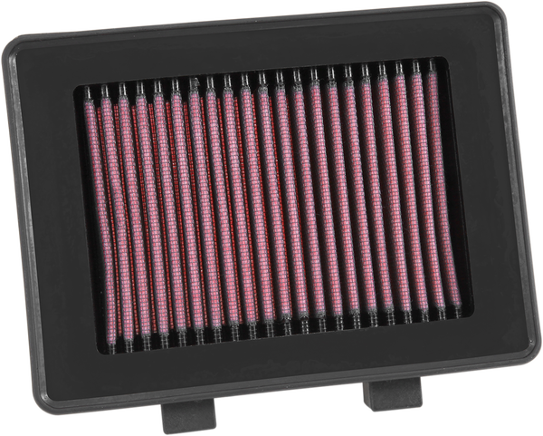 High-flow Air Filter Black, Red, 1, nordicamoto.ro
