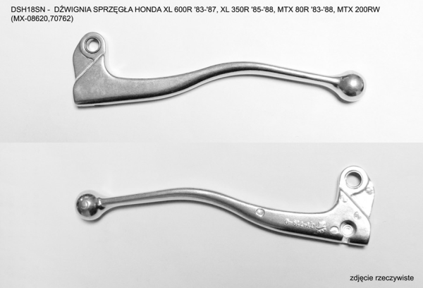 Maneta ambreiaj HONDA XL 600R '83 -'87/ XL 350R '85 -'88/MTX 80R '83 -'88/MTX 200RW 83-88 Nachman, 1, nordicamoto.ro