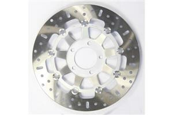 Floating Brake Rotor Silver, Stainless Steel, 1, nordicamoto.ro