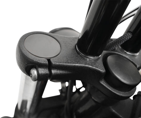 Flush-mount Fork Caps Black, 1, nordicamoto.ro