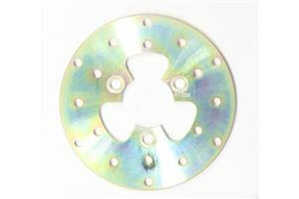 Round D-series Fixed Offroad Brake Rotor Gold, Polished Steel, Zinc, 1, nordicamoto.ro