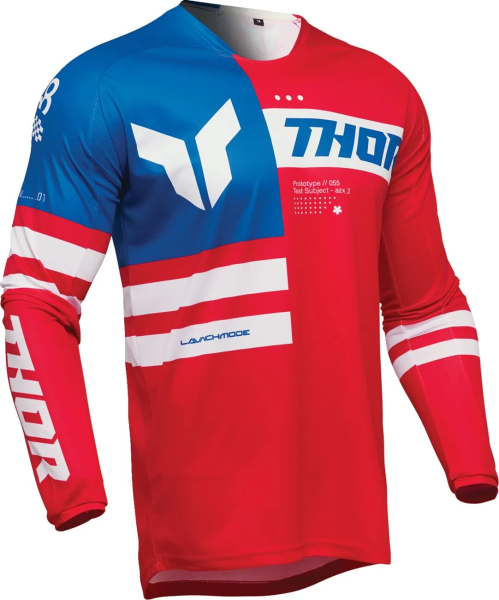 THOR Launchmode Patriot Red M póló, 1, nordicamoto.ro