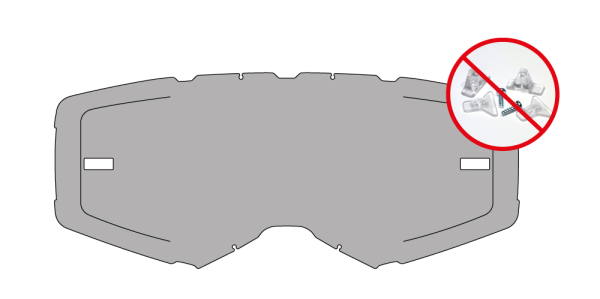 Airscreen Aero EX lencse – piros, 10, nordicamoto.ro