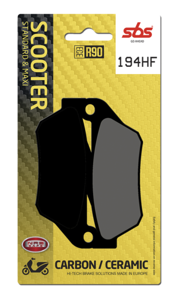 Hf Street Ceramic Organic Brake Pads, 2, nordicamoto.ro