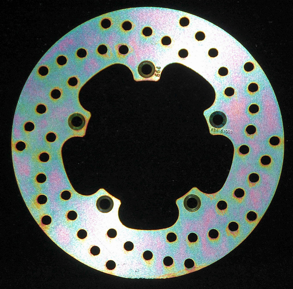 Round Hpsr Solid Brake Rotor Gold, Stainless Steel, 1, nordicamoto.ro