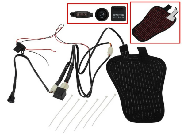 Sno-X Heated seat pad, 1, nordicamoto.ro