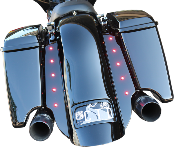 Daytime Lightning Boltz Running Lights Black, Gloss, 1, nordicamoto.ro