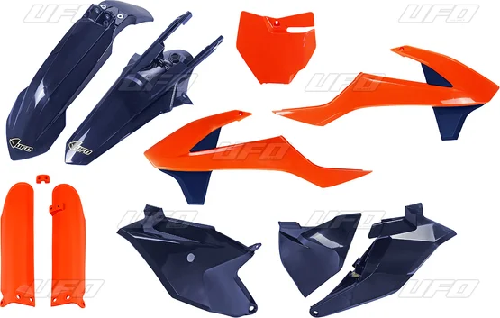 Complete Body Kit For Suzuki Black, Orange, 1, nordicamoto.ro