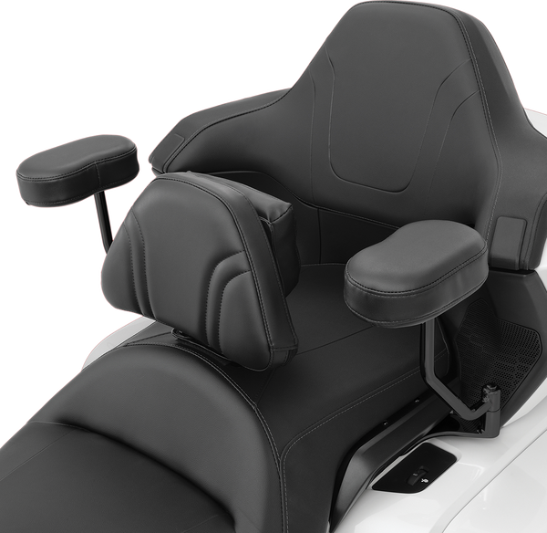 Deluxe Passenger Armrest Kit Black, 1, nordicamoto.ro