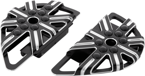 Adjustable Driver Floorboards Silver, 2, nordicamoto.ro