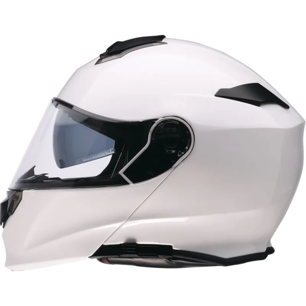 Solaris 2.0 Solid White L felhajtható sisak, 1, nordicamoto.ro