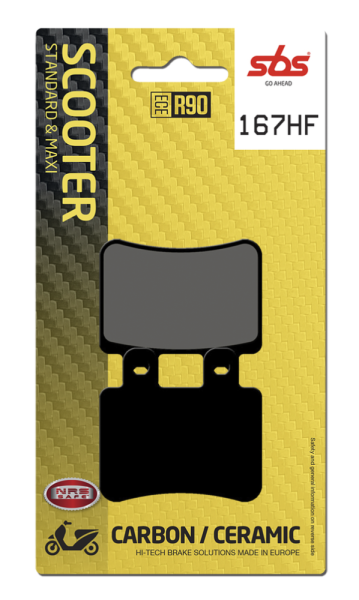 Hf Street Ceramic Organic Brake Pads, 2, nordicamoto.ro