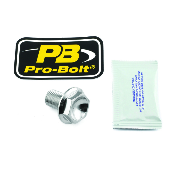 Axle Bolt Stainless Steel, Front Silver, 1, nordicamoto.ro