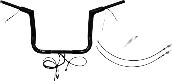 Plug & Play Ez Install 1-1/2(r) Flat Top Handlebar Kit Black, 1, nordicamoto.ro