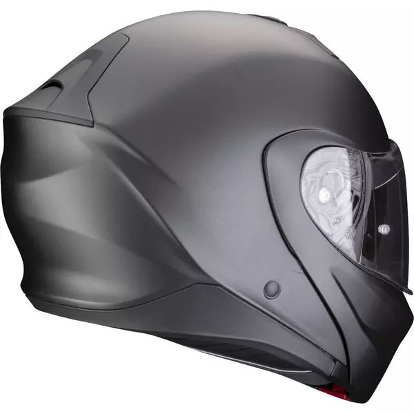 SCORPION EXO 930 EVO SOLID S felnyitható motorkerékpáros sisak, matt gyöngyházfekete, 5, nordicamoto.ro
