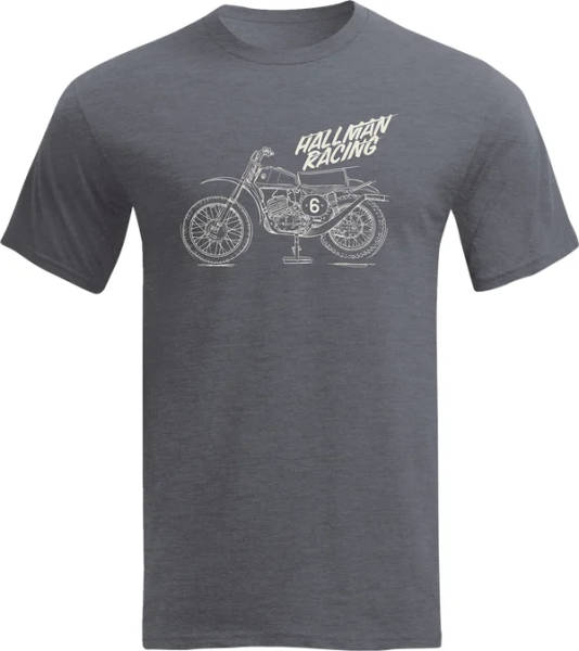 Tricou Thor Hallman CZ Blue/Heather Gray XL, 1, nordicamoto.ro