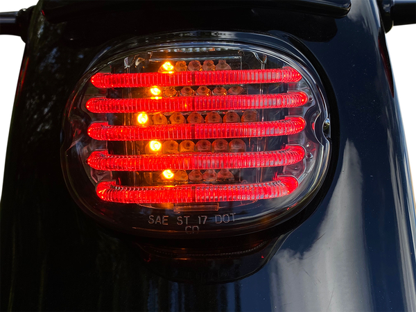 Probeam® Integrated Low Profile Led Taillights With Auxiliary Turn Signals Smoke, 1, nordicamoto.ro