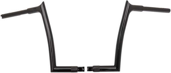 1-1/4(r) Ez Install Pointed Top Handlebar Black, 4, nordicamoto.ro