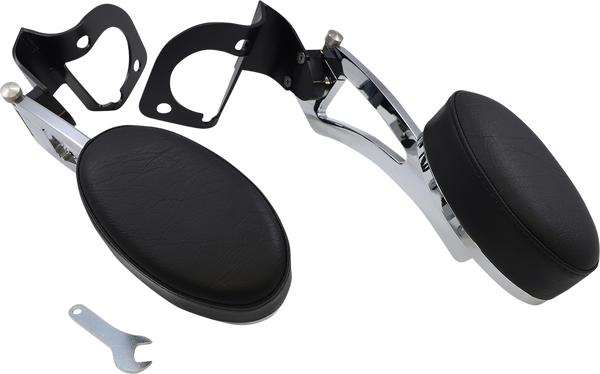 Armrest Harley Davidson Chrome Black, 2, nordicamoto.ro