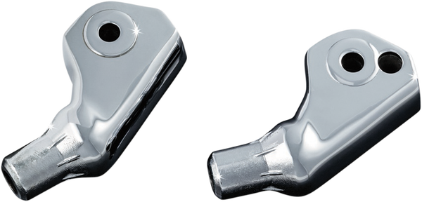 Tapered Foot Peg Adapters Chrome, 2, nordicamoto.ro