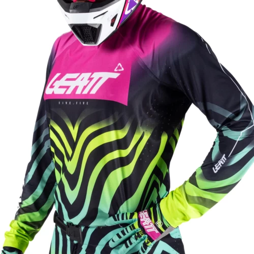 Leatt Moto 5.5 Ultraweld V26 póló, kék/piros, M, 24, nordicamoto.ro