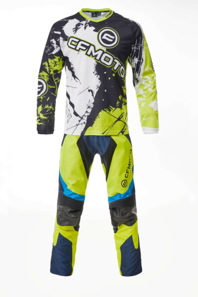 PANTALONI SPORT ATV CFMOTO – VERDE / ALBASTRU, 4, nordicamoto.ro