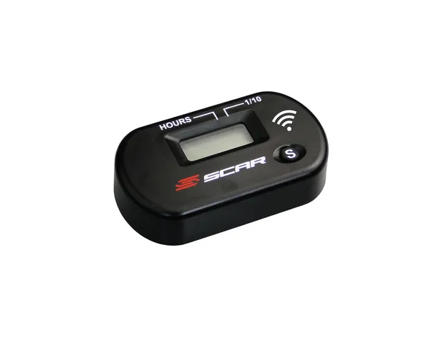 Wireless Vibration Hour Meter Black, 1, nordicamoto.ro