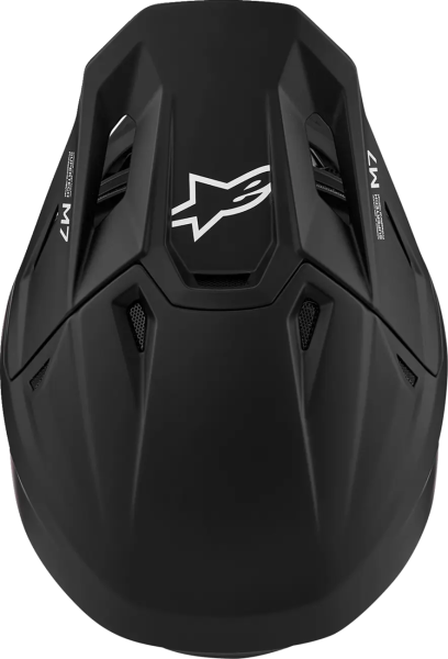 Alpinestars S-M7 egyszínű, matt fekete bukósisak, L-es méret, 5, nordicamoto.ro