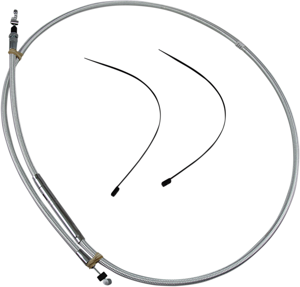 High-efficiency Braided Sterling Chromite Ii® Clutch Cable For Victory Silver, 1, nordicamoto.ro