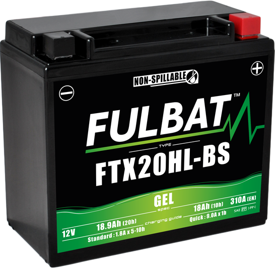 Fulbat FTX20HL-BS gélszerű ATV-akkumulátor Can-Am/CF MOTO járművekhez, 3, nordicamoto.ro