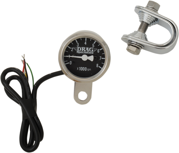 1-7/8(r) Electronic Mini Tachometer Black, 1, nordicamoto.ro