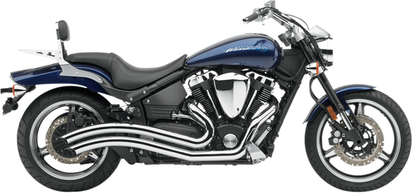 Speedster Swept Exhaust System Black, 1, nordicamoto.ro
