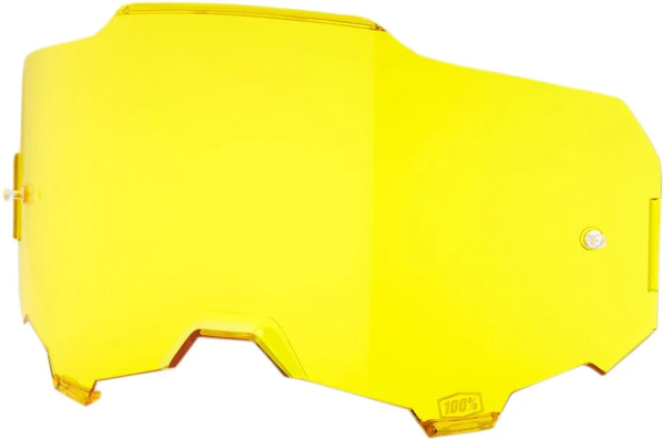 100% Armega Yellow szemüveglencse, 1, nordicamoto.ro