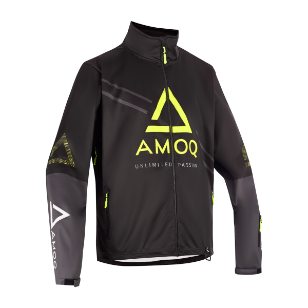 AMOQ Apex Racing Jacket Black/Grey/Hivis XS, 1, nordicamoto.ro