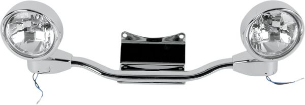 Elliptical Driving Light Kit Chrome, 1, nordicamoto.ro