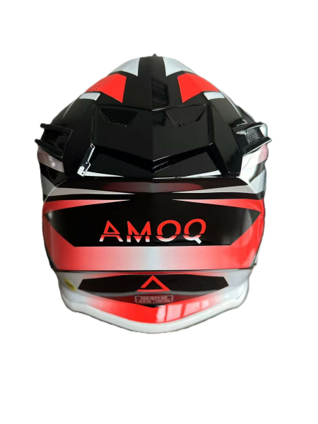 AMOQ Friction Mips sisak, fekete/piros, M, 8, nordicamoto.ro