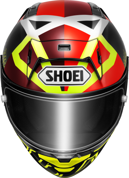 Casca Integrala SHOEI X-SPR PRO DIGGIA2 TC-3 Negru/Rosu/Galben L, 9, nordicamoto.ro
