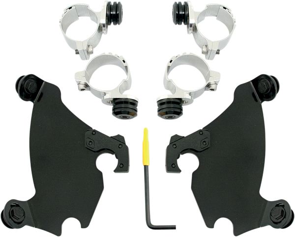 Gauntlet Fairing Trigger-lock Hardware Kit Black, 1, nordicamoto.ro