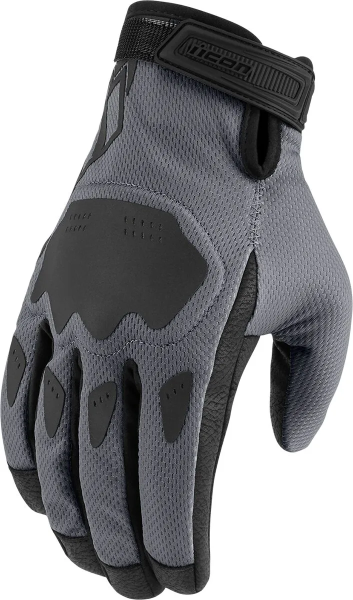 Manusi Icon Hooligan™ CE Gray 2XL, 1, nordicamoto.ro
