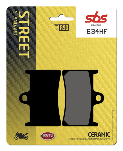 Hf Street Ceramic Organic Brake Pads, 2, nordicamoto.ro