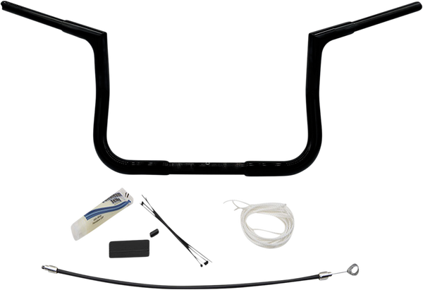 1-1/4(r) Ez Install Flat Top Handlebar Kit Black, 1, nordicamoto.ro