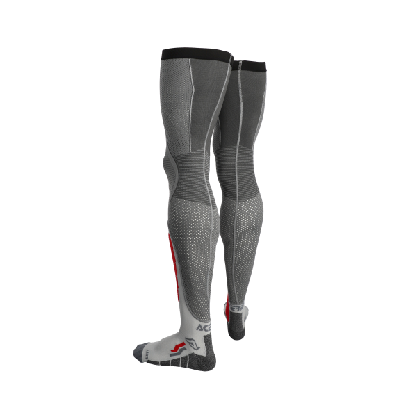 Acerbis X-LEG VENTED PRO hosszú zokni, szürke/piros, L/XL, 6, nordicamoto.ro