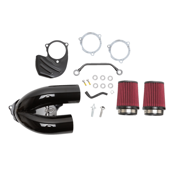 Tuned Induction Air Cleaner Black, 1, nordicamoto.ro