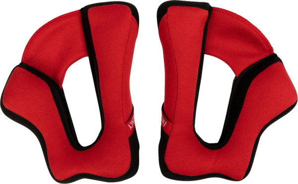 THOR Reflex sportos fejhallgató – arcpárnák, fekete, piros, 2XL-es méret, 2, nordicamoto.ro