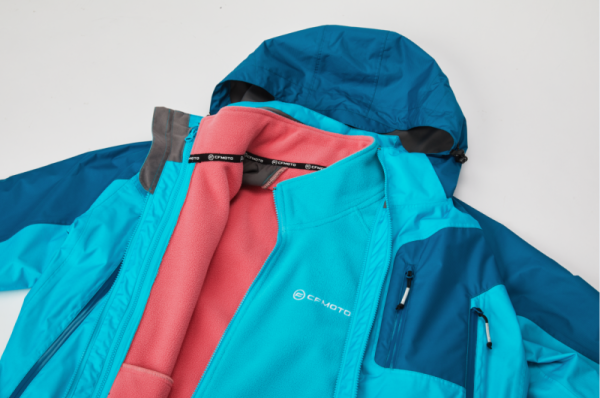 Geacă Damă Snowmobil 3-în-1 Albastră cu Polar Fleece CFMOTO, 15, nordicamoto.ro