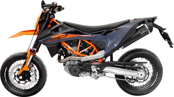 LeoVince Nero Slip-On kipufogórendszer a KTM 690-hez (2021-től) – Black Edition, 1, nordicamoto.ro