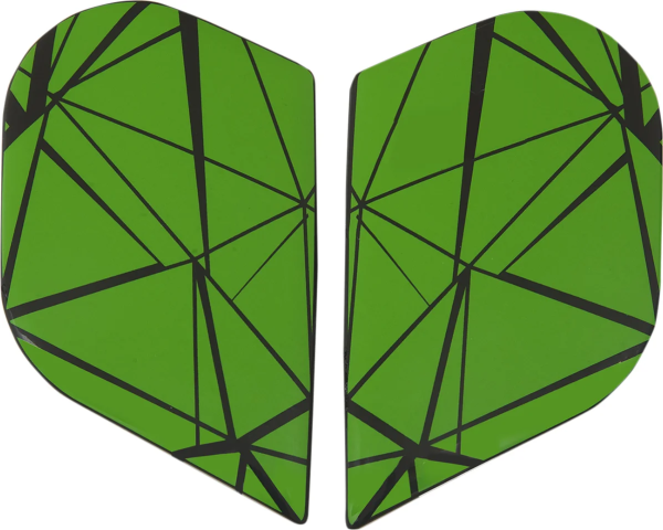 Alliance Gt Crystmatic Side Plate Kit Green Green ONE SIZE, 1, nordicamoto.ro