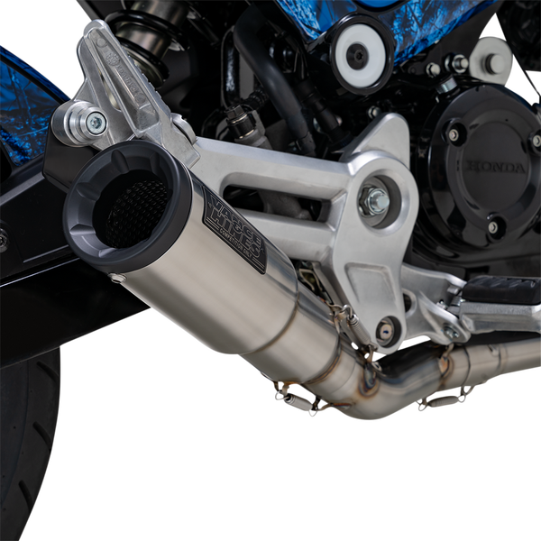 Hi-output Hooligan Exhaust System Brushed, 3, nordicamoto.ro