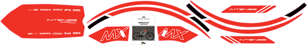 Graphics Kit For Tazer Mx Red, 2, nordicamoto.ro